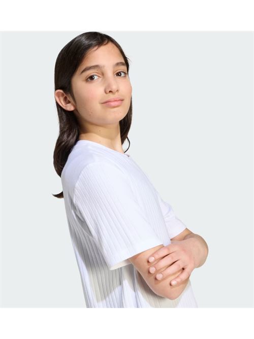 wide rib tee ADIDAS ORIGINAL | JX5179WHITE/BLACK